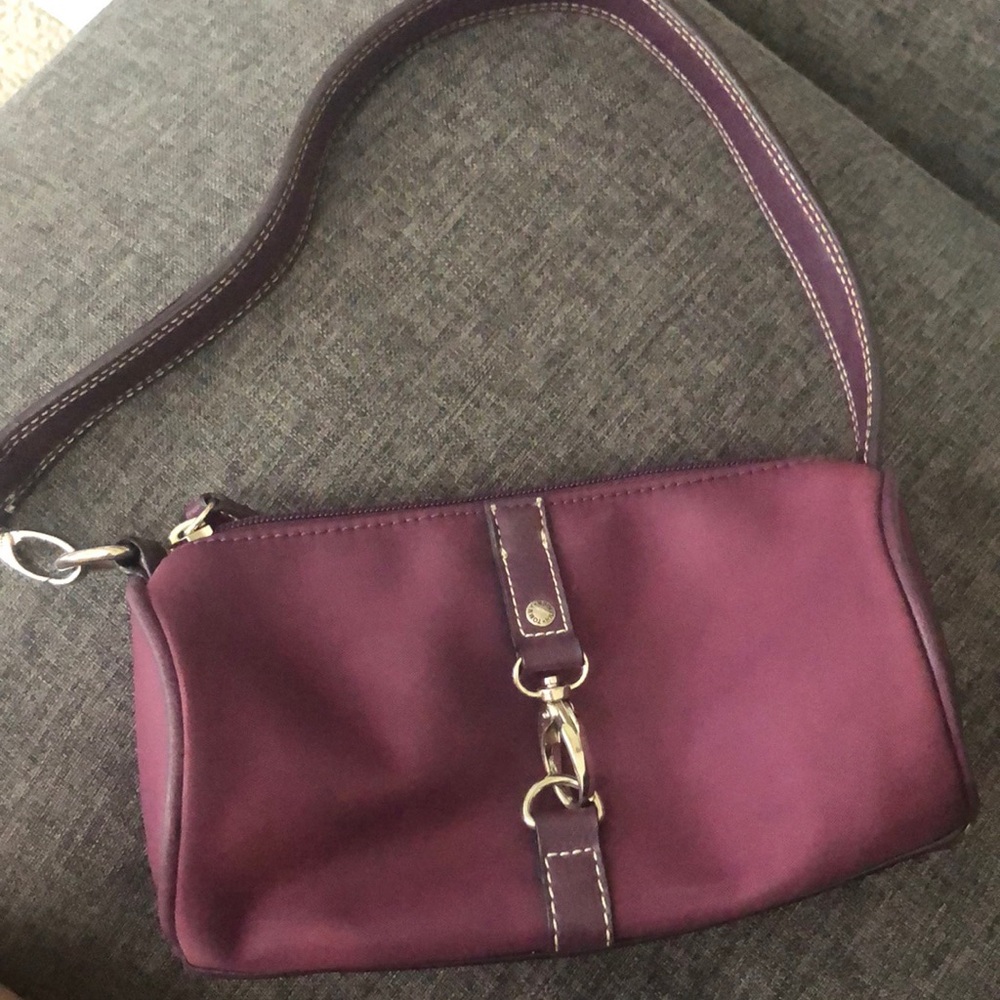 Tommy Hilfiger purple shoulder bag